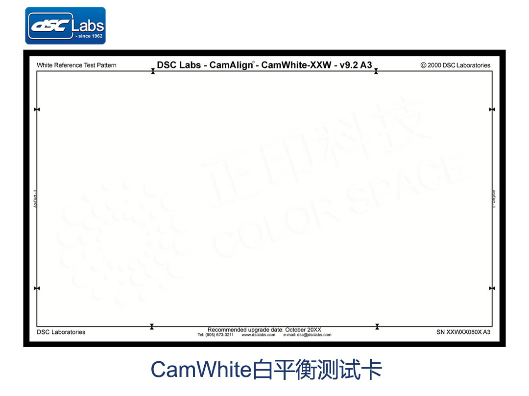 CamWarm White Balance Test Chart