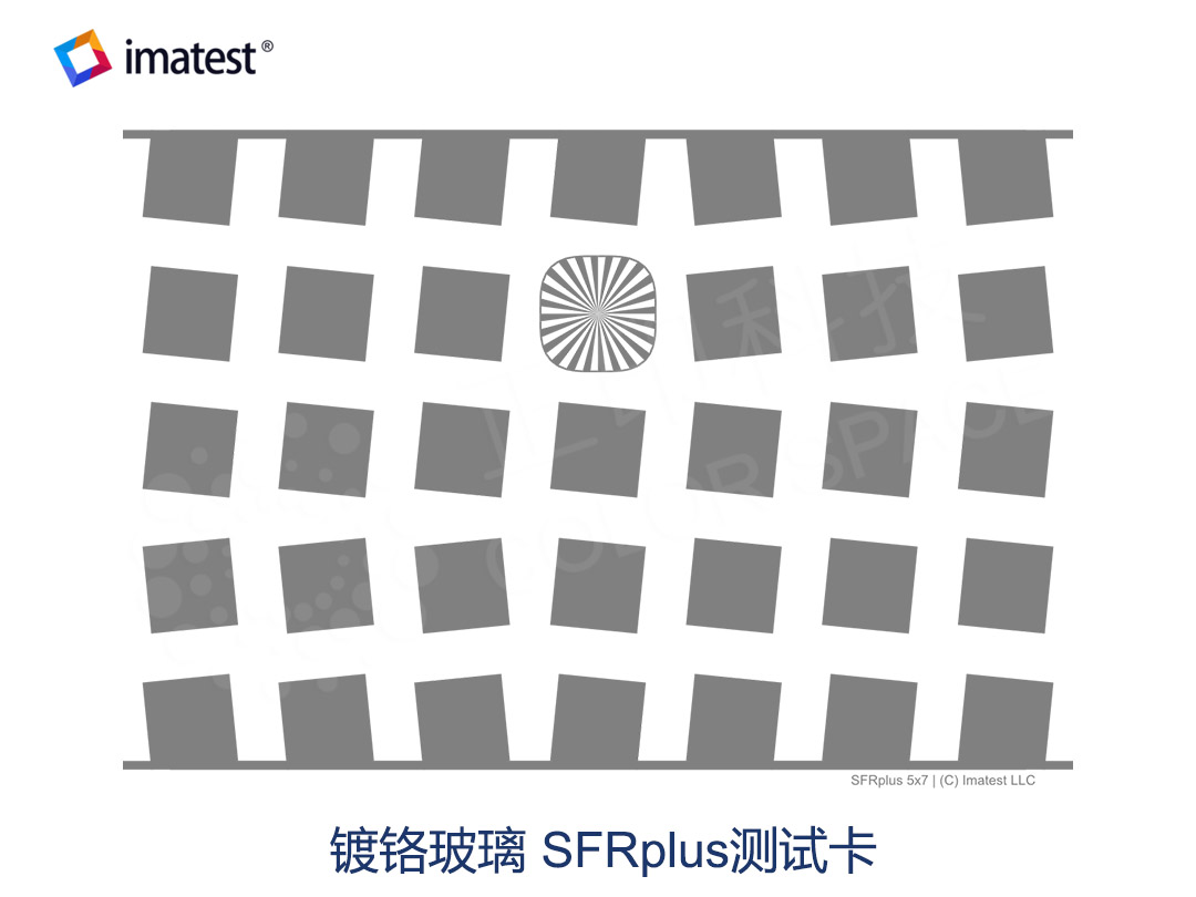 Chrome Glass SFRplus Test Chart