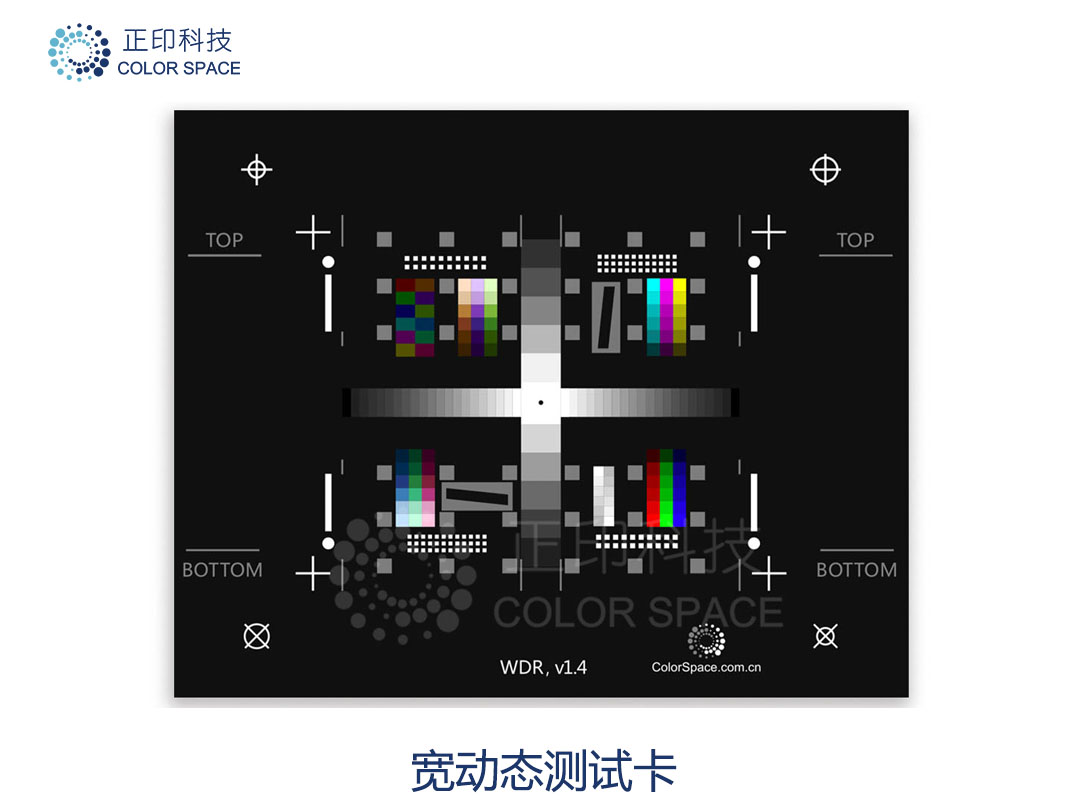  High Definition Surveillance Camera Test chart