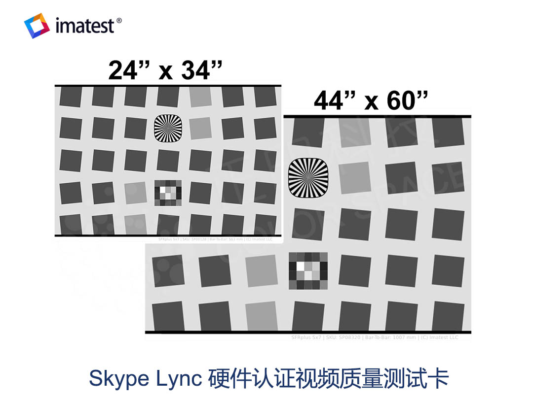 Skype Lync 硬件认证视频质量测试卡