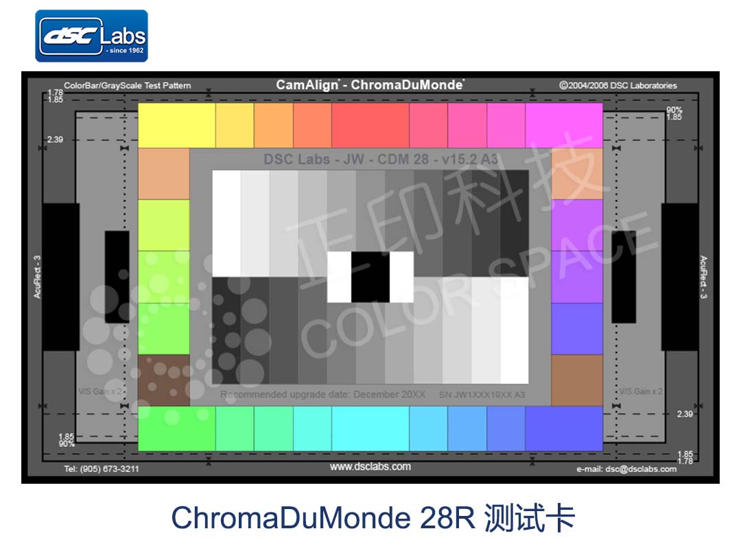 ChromaDuMonde 28R测试卡
