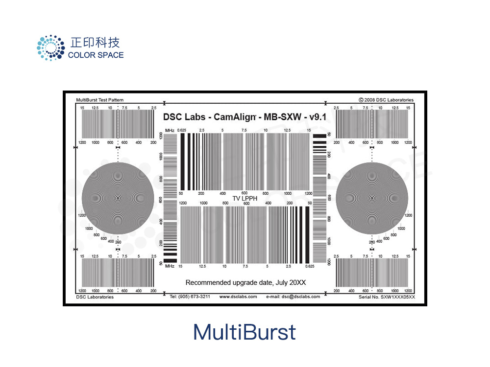 MultiBurst Test Chart 
