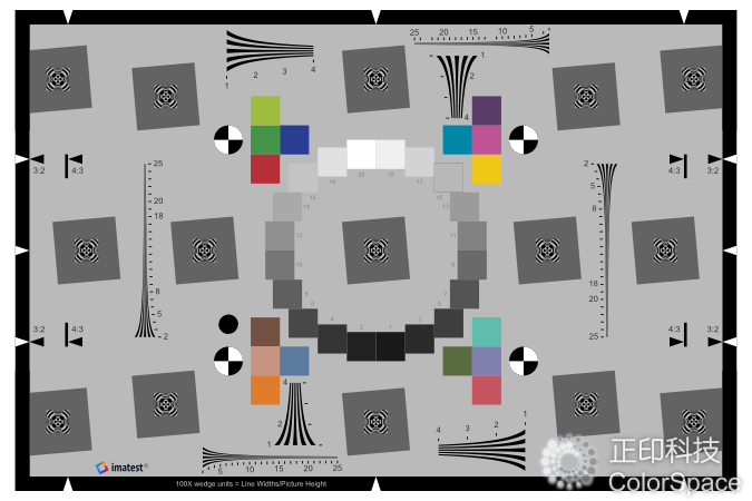 分辨率测试卡· 增强型ISO eSFR测试卡
